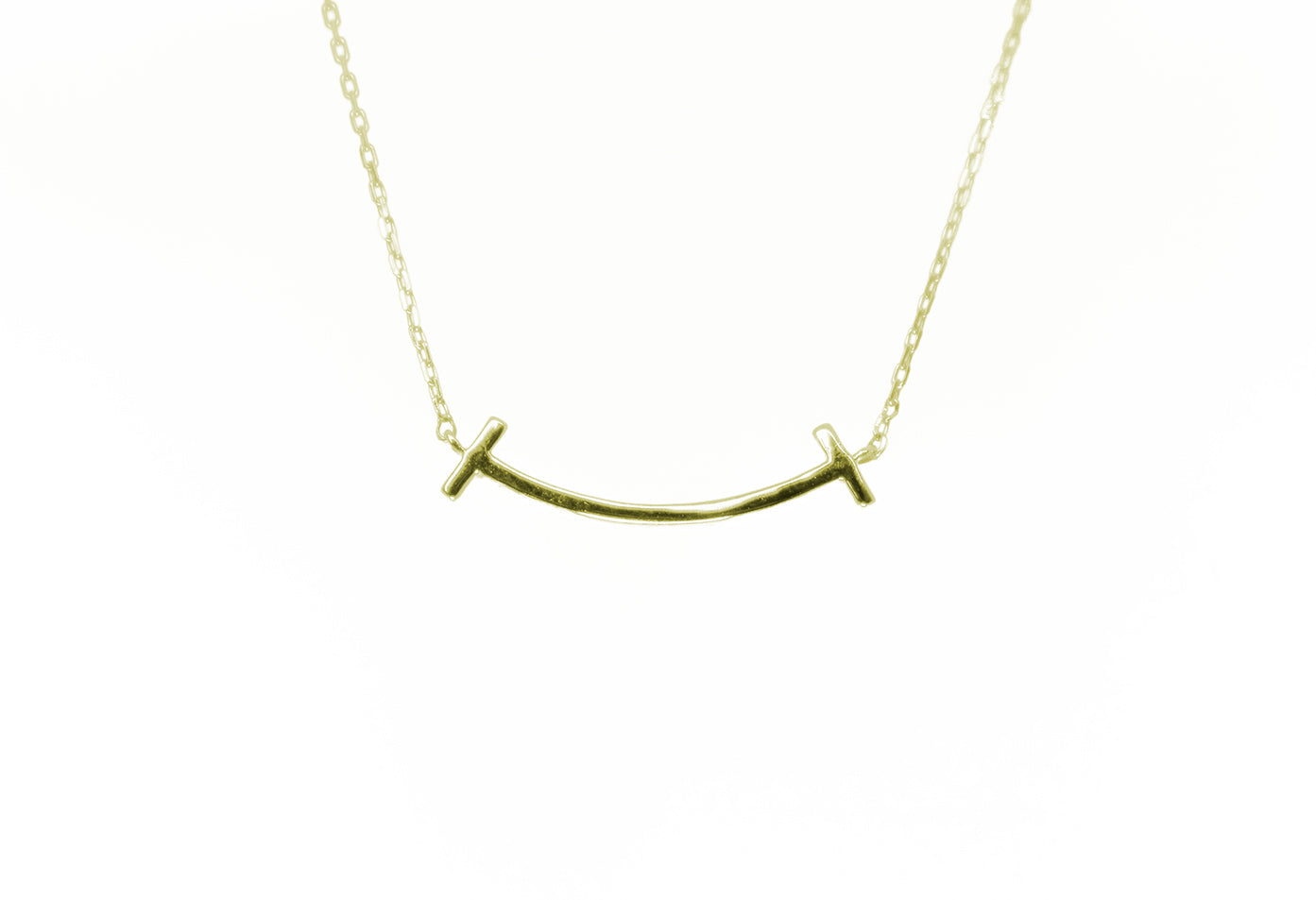 T字地金ネックレス(ショート)