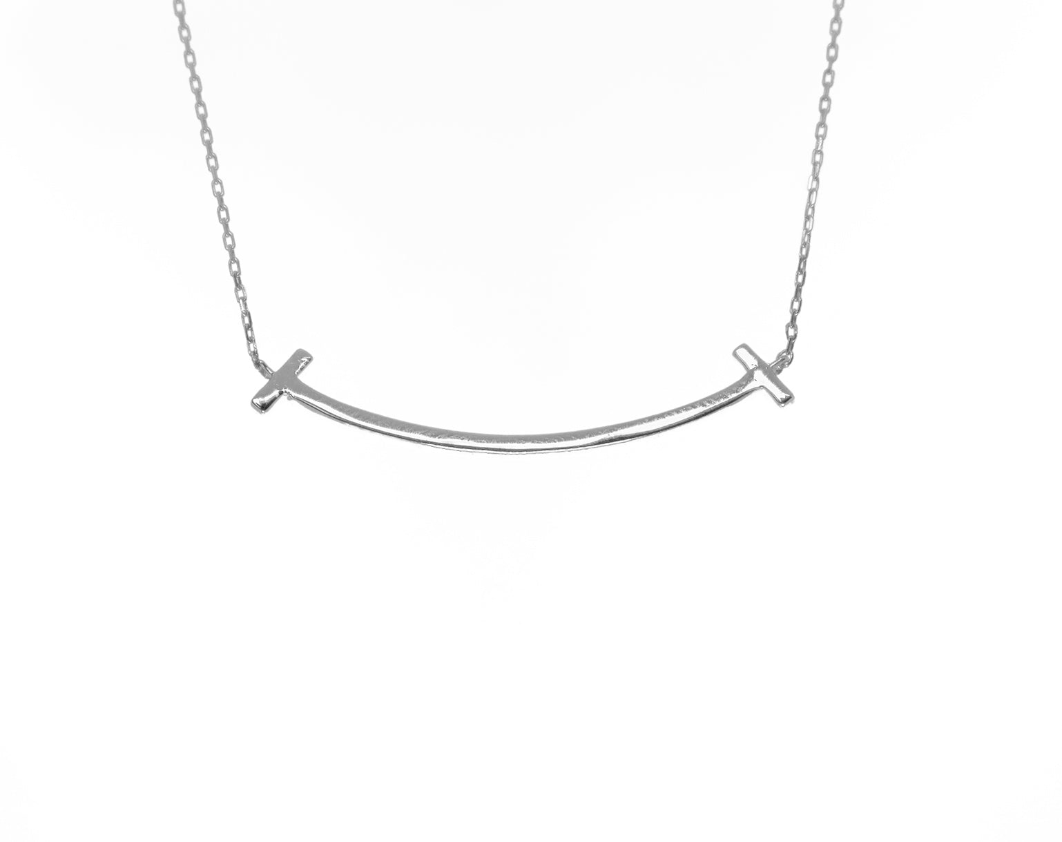 T字地金ネックレス(ミドル)