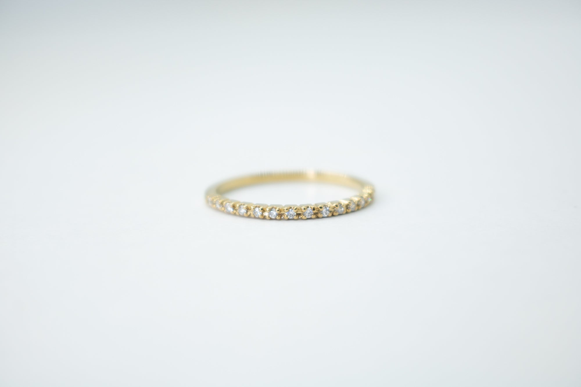 ハーフエタニティリング(細身)