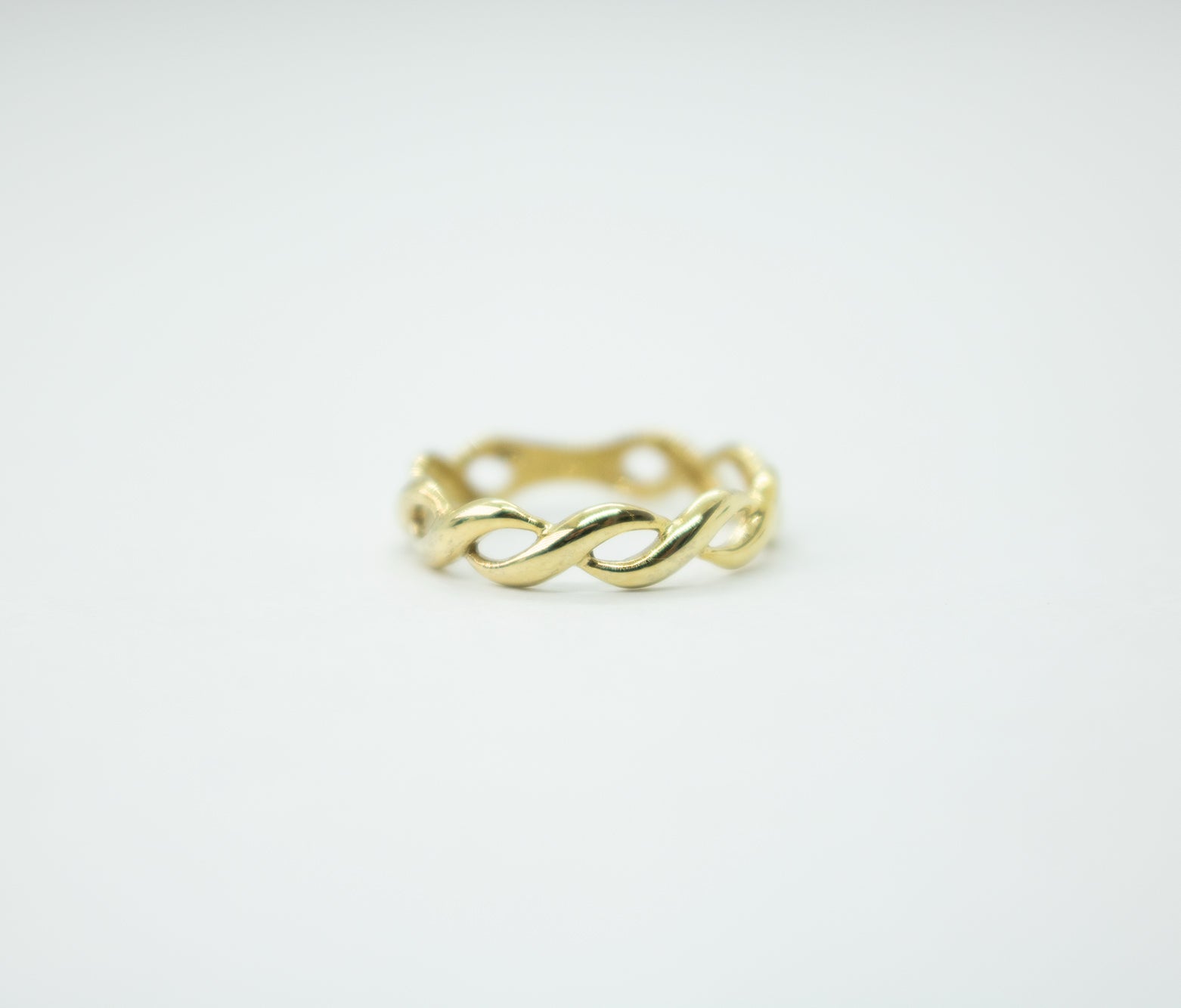 交差ピンキーリング