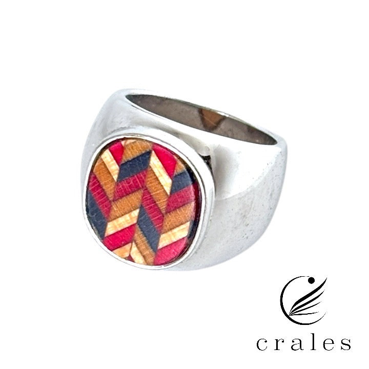 スケボーリング 指輪 Silver(シルバー)№3 スケボーデッキ(板)