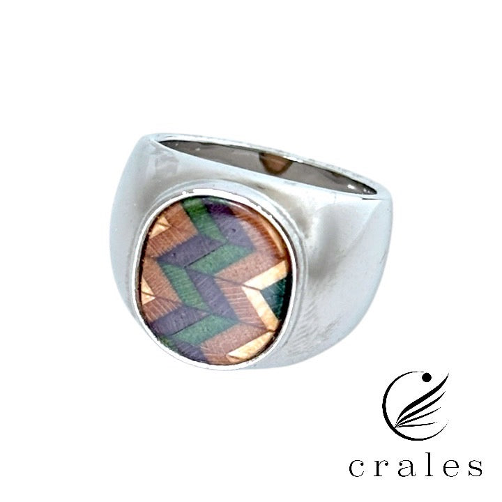 スケボーリング 指輪 Silver(シルバー)№4 スケボーデッキ(板)