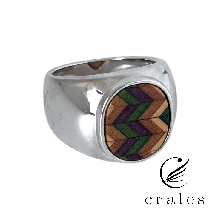 スケボーリング 指輪 Silver(シルバー)№4 スケボーデッキ(板)