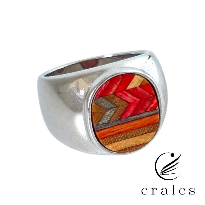 スケボーリング 指輪 Silver(シルバー)№5 スケボーデッキ(板)