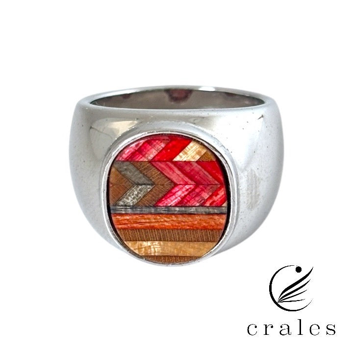 スケボーリング 指輪 Silver(シルバー)№5 スケボーデッキ(板)