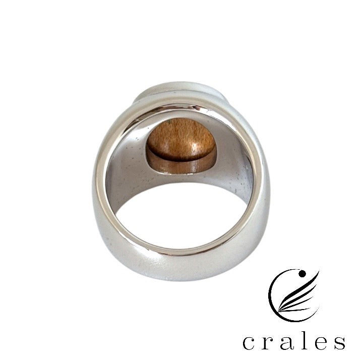 スケボーリング 指輪 Silver(シルバー)№2 スケボーデッキ(板)