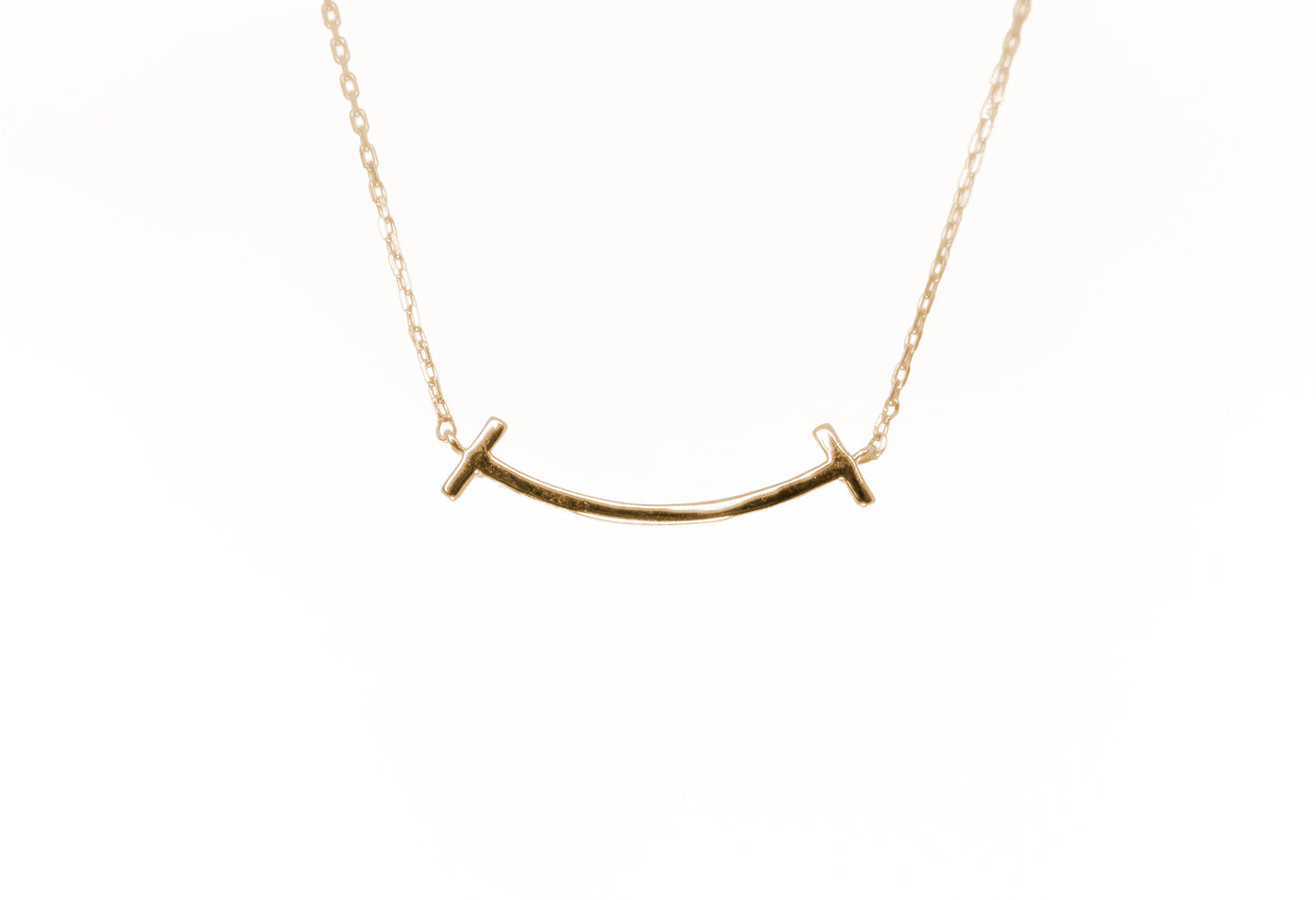 T字地金ネックレス(ショート)