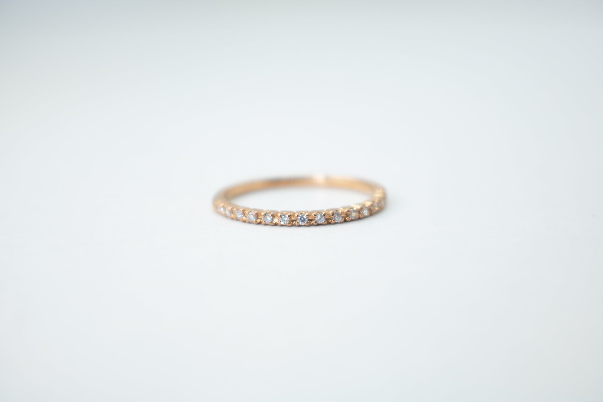 ハーフエタニティリング(細身)