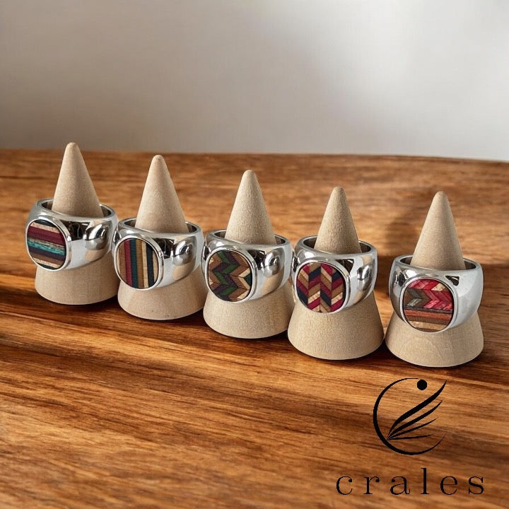 スケボーリング　指輪　Silver（シルバー）№2　スケボーデッキ（板）