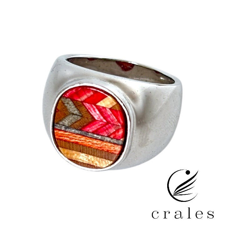 スケボーリング　指輪　Silver（シルバー）№5　スケボーデッキ（板）